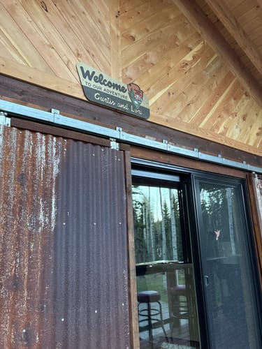 Customer photo review of 3D National Park Service Family Name Welcome Sign (Bear Design)