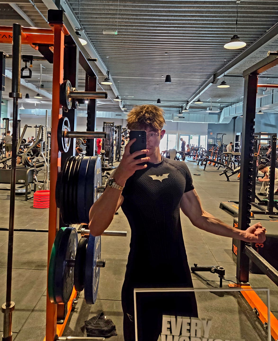 Customer photo review of 4259 - Batman Compression Tees