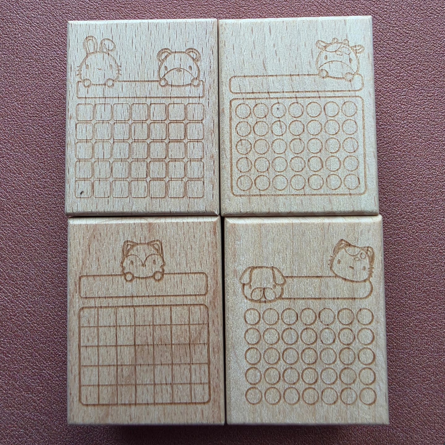 Customer photo review of Stationery Buddies Stamps (Set of 4)