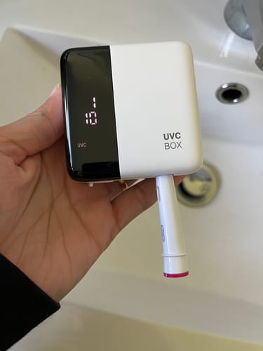Customer photo review of Oralux UV Toothbrush Sanitizer