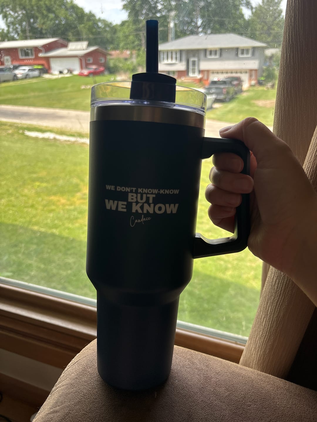 Customer photo review of WE KNOW STANDACE CUP