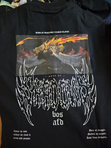 Customer photo review of Demon Slayer 'Rengoku' T-Shirt