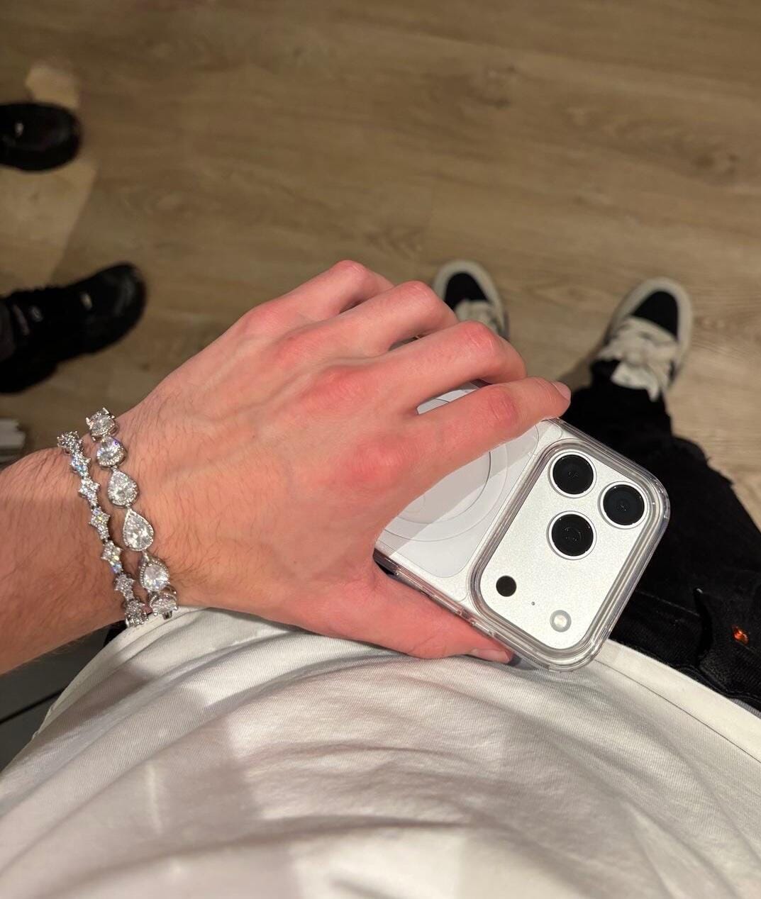 Customer photo review of Honeycomb Bracelets