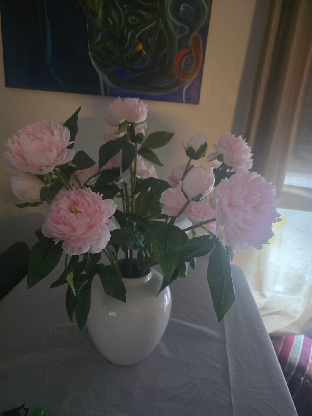 Customer photo review of Pivoines - Rose (6 tiges / 18 têtes de fleurs)
