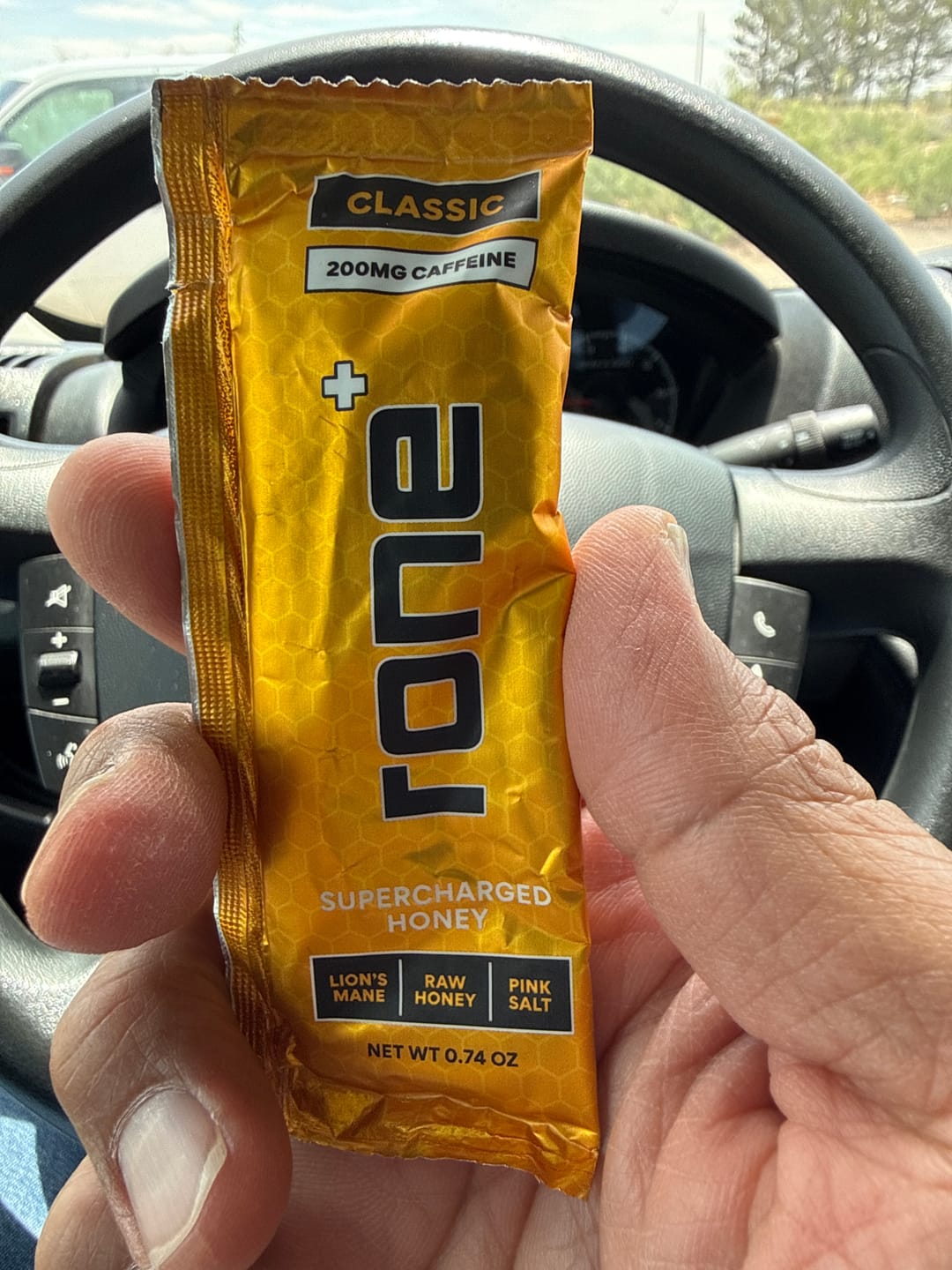 Customer photo review of 200mg Caffeine - Classic - SuperCharged Honey (20-Pack)