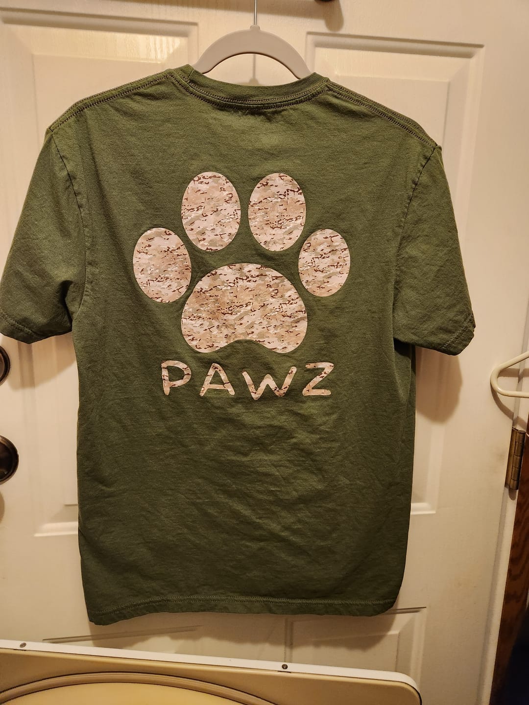 Customer photo review of Army Camo (Adult Short Sleeve T-Shirt)