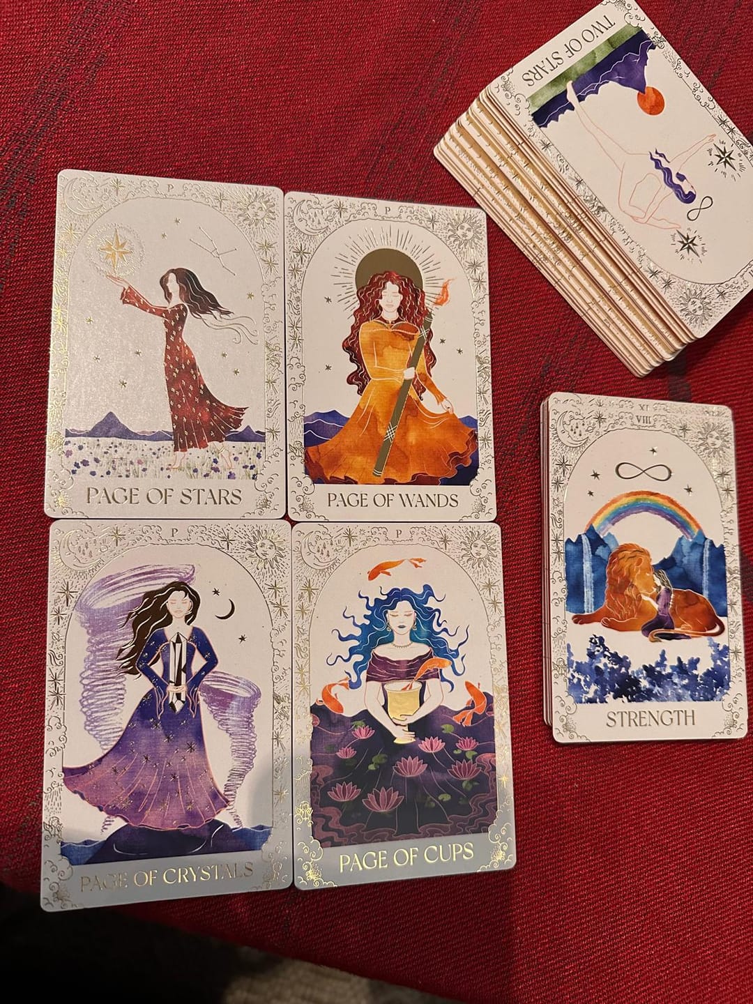 Customer photo review of Lightworker Tarot