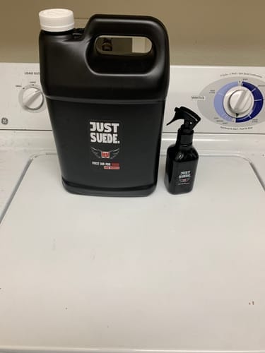 Customer photo review of Just Suede - Gallon