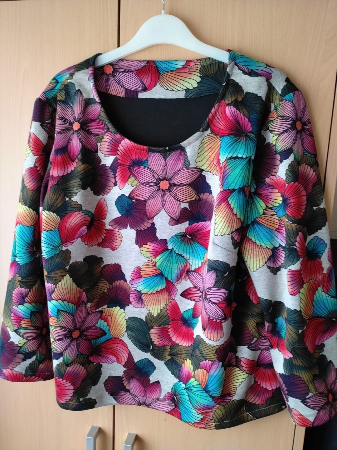 Customer photo review of Blooming Grove Digital Modal-Touch Jersey Fabric