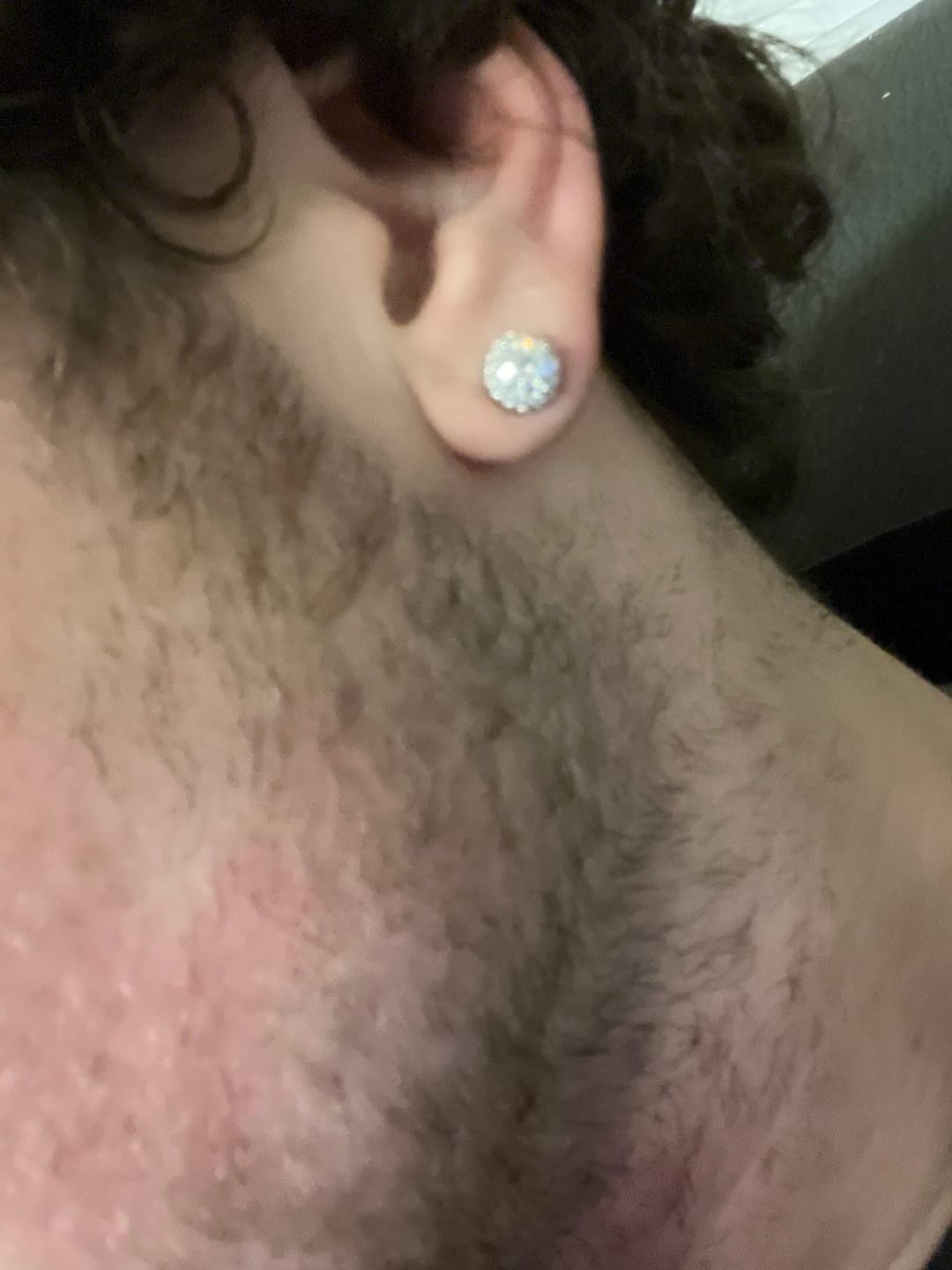 Customer photo review of S925 Sphere Earrings