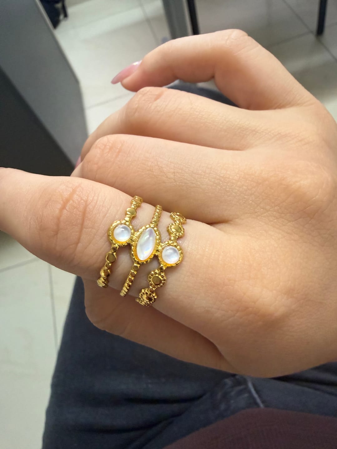 Customer photo review of Anillo Ajustable Albo