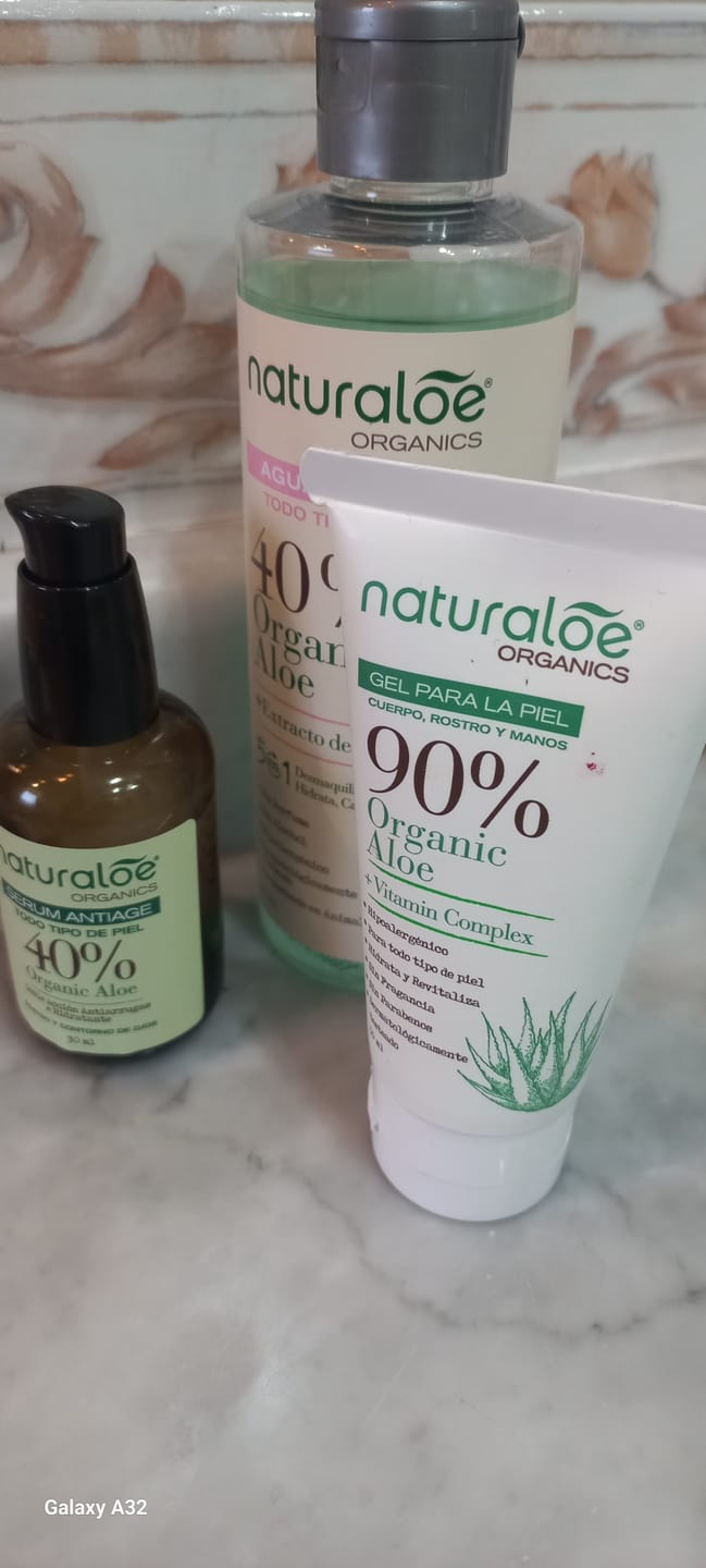 Customer photo review of Set Rutina Completa Cuidado de la Piel