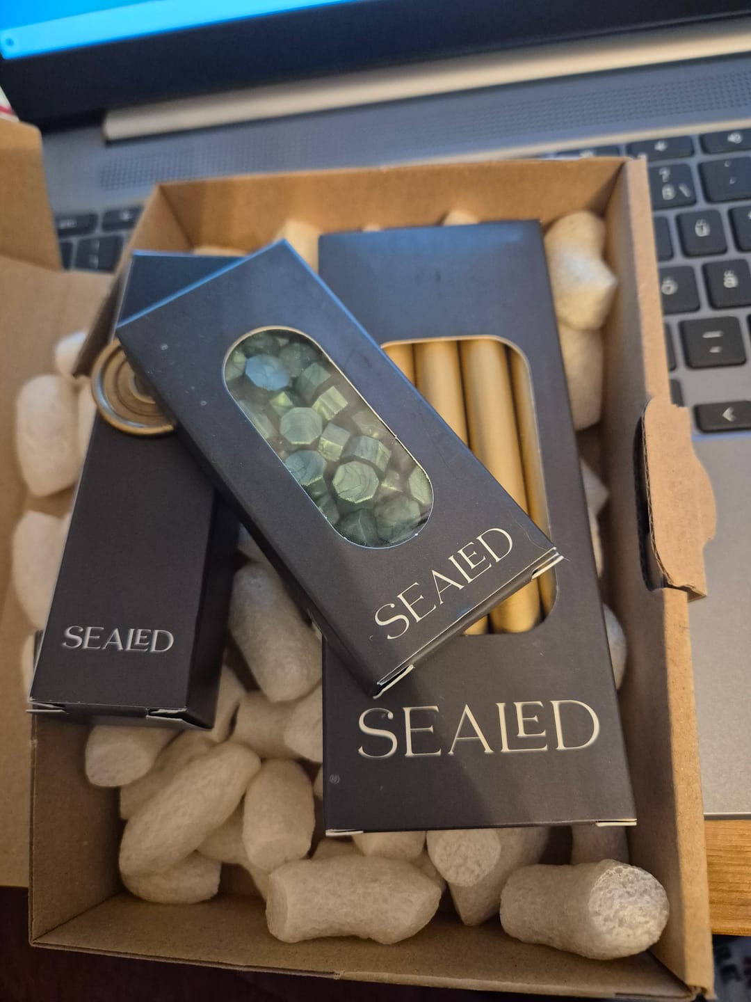 Customer photo review of Siegelstempel mit eigenem Logo