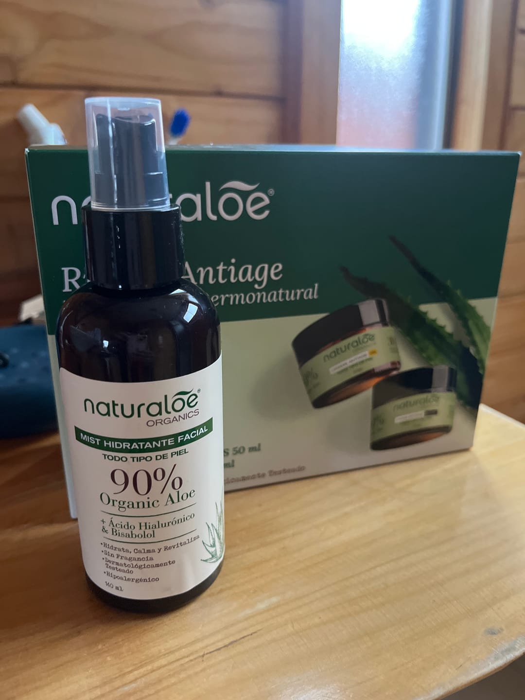 Customer photo review of Set Antiage Crema de Día y Crema de Noche