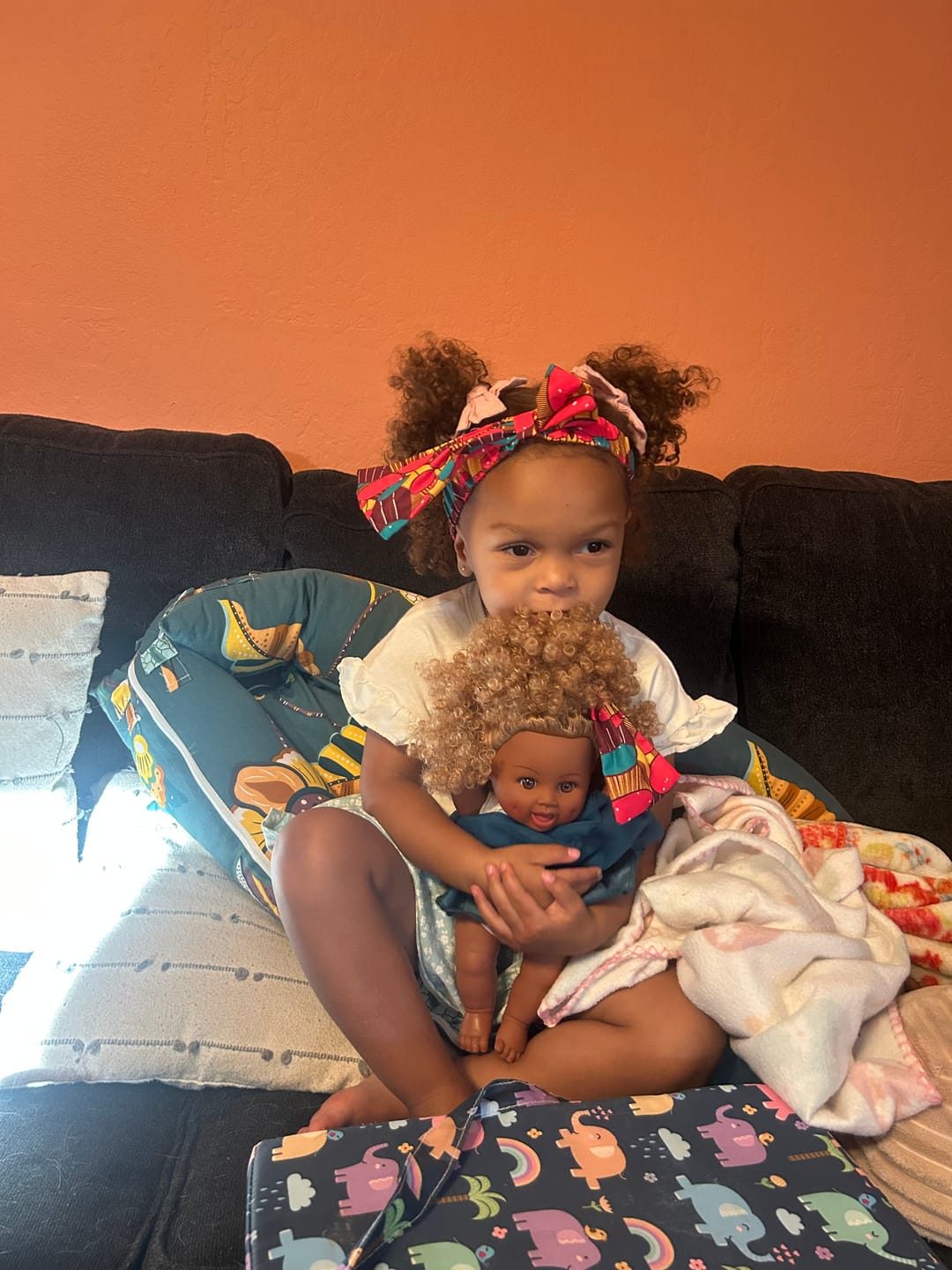 Customer photo review of Curly Caramelly