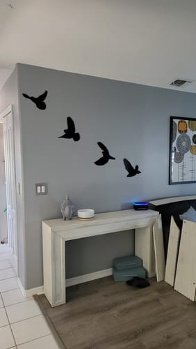 Customer photo review of Birds - Metal Wall Art