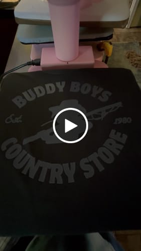 Customer video review of DTF Transfers Upload Your Gang Sheet