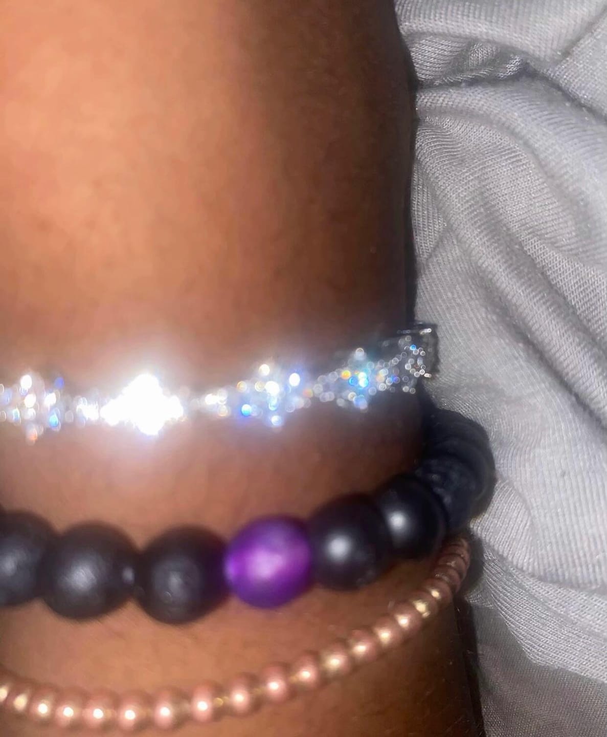 Customer photo review of Honeycomb Bracelets