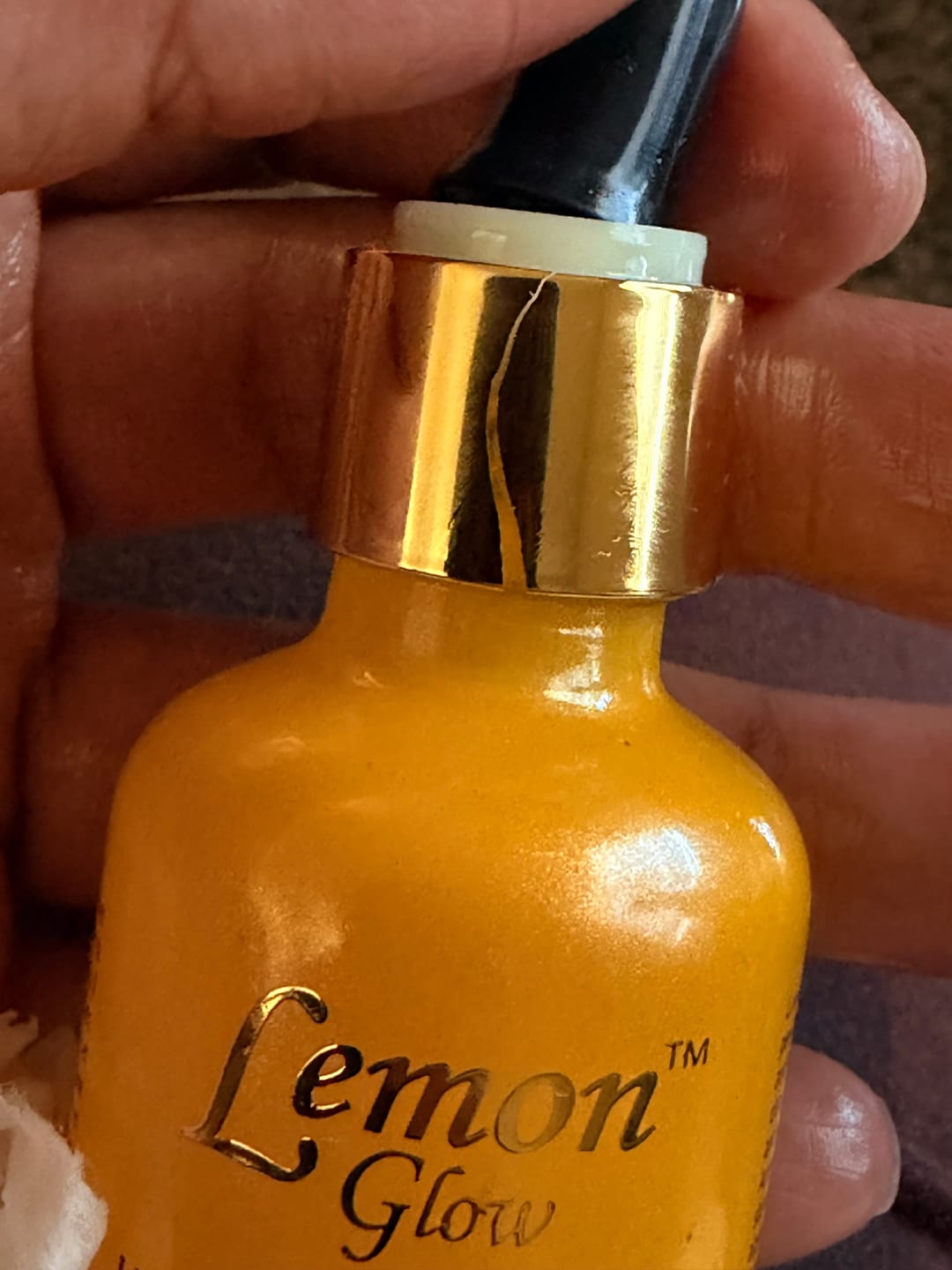 Customer photo review of Lemon Glow Ultimate Serum 1.66 oz / 50 ml