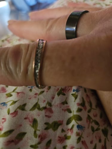 Customer photo review of GRACE CROSS FLORAL RING - (ADJUSTABLE)