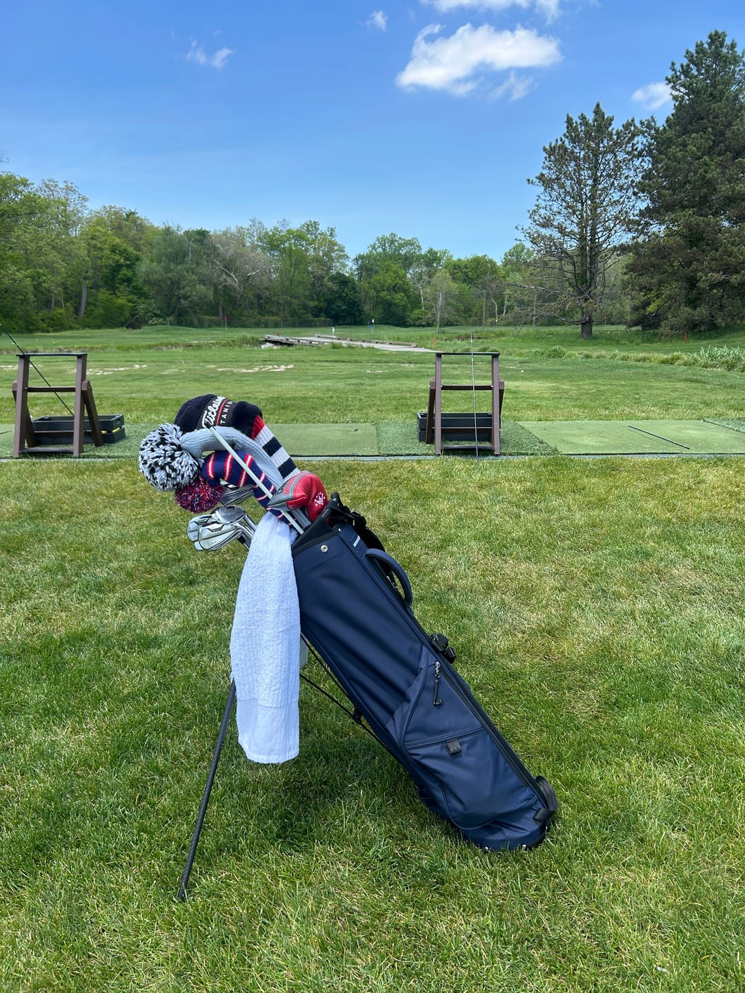 Customer photo review of Hudson Featherlite Golf Bag