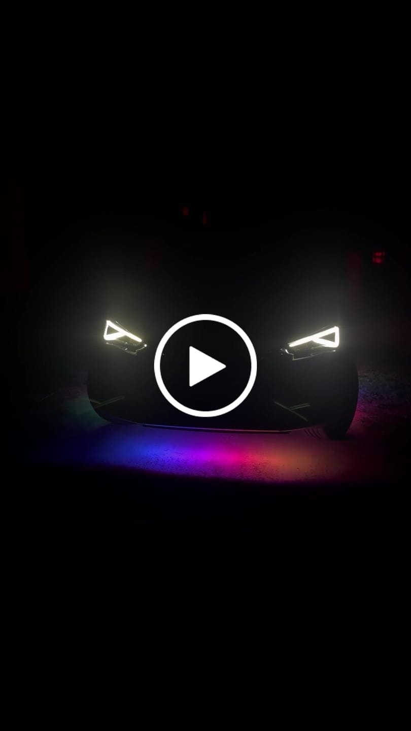 Customer video review of ELGlow® Universal Car Underglow Kit