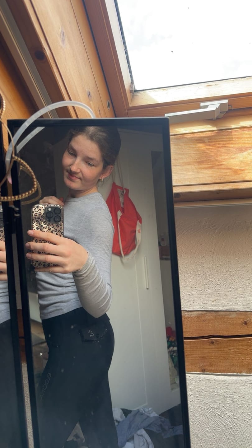 Customer photo review of Reitleggings Emilia Voll- oder Kniegrip