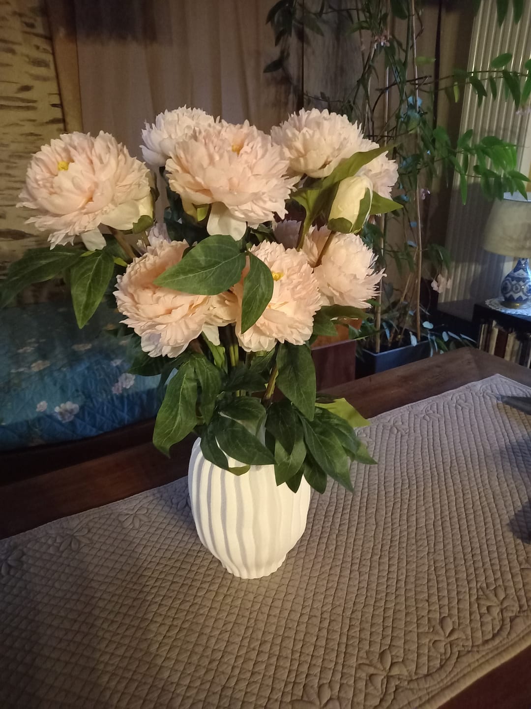 Customer photo review of Pivoines - Rose (6 tiges / 18 têtes de fleurs)