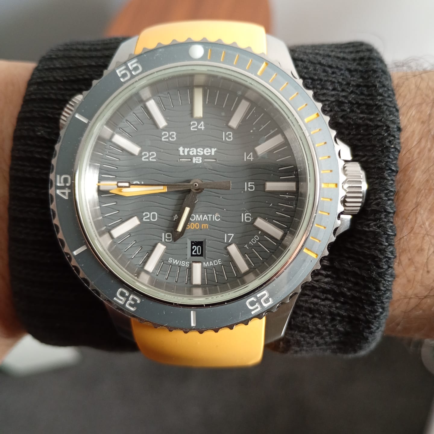 Customer photo review of P67 Diver Automatic T100 Grey - 110331