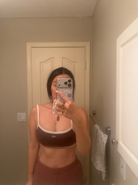 Customer photo review of The Micro Bra / Teddy-Cream