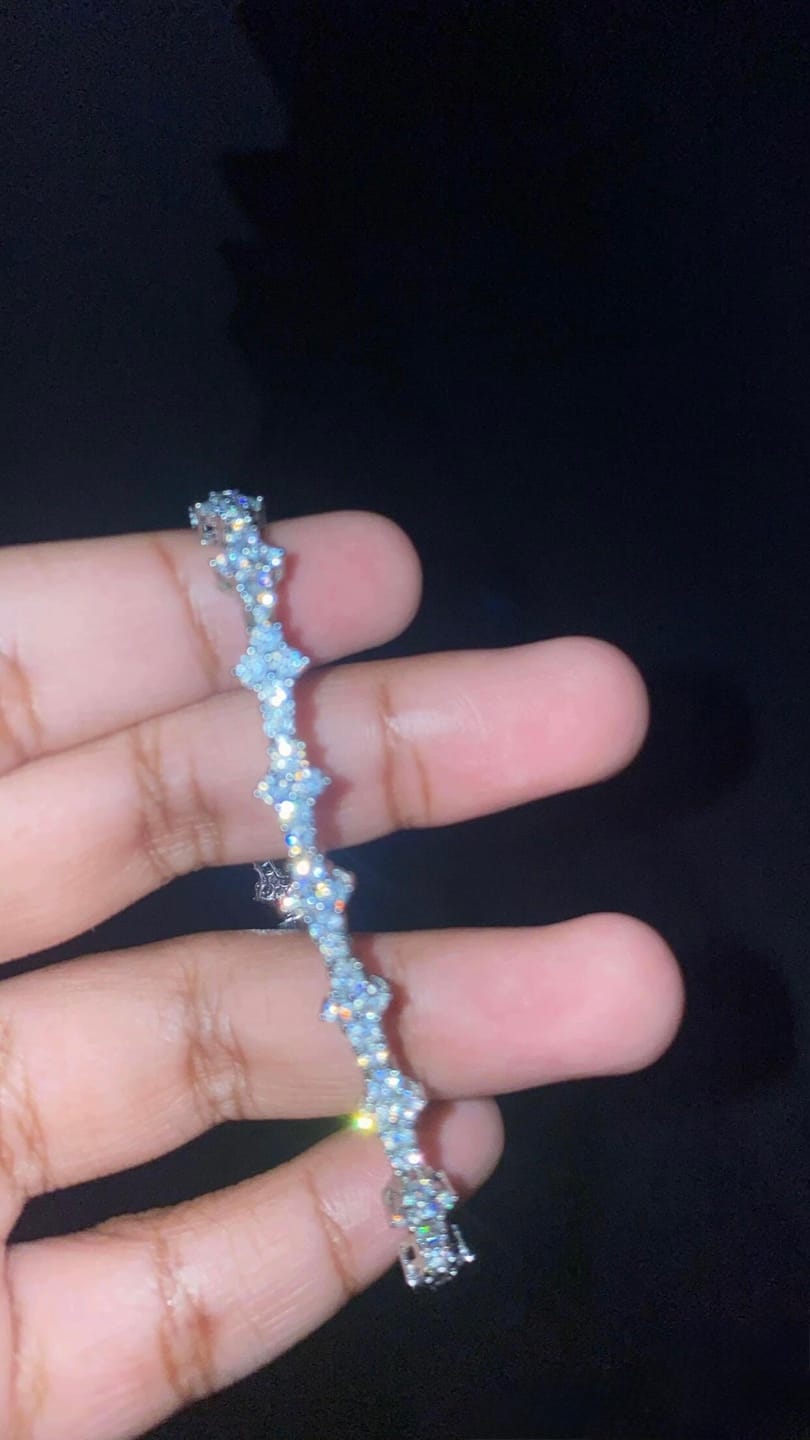Customer photo review of Honeycomb Bracelets
