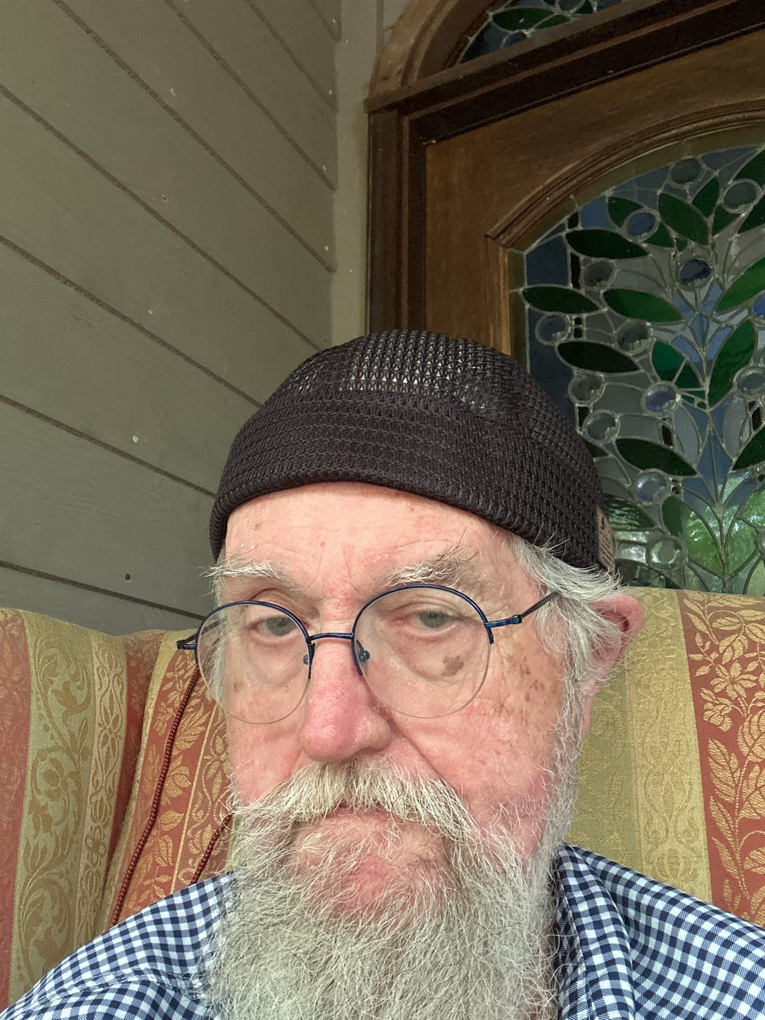 Customer photo review of Men’s Breathable Brimless Docker Hat – Lightweight Mesh Skull Cap for Summer Outdoor Wear