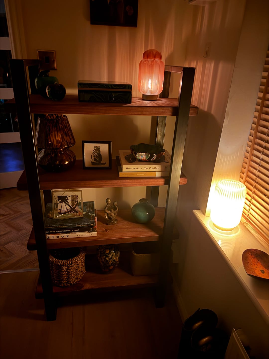 Customer photo review of Industrial shelving Unit | Bookcase