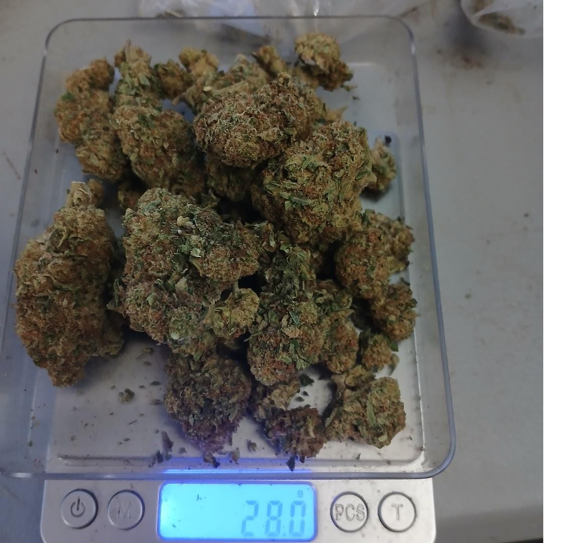 Customer photo review of Raspberry Kush - 28 Grams - Indica