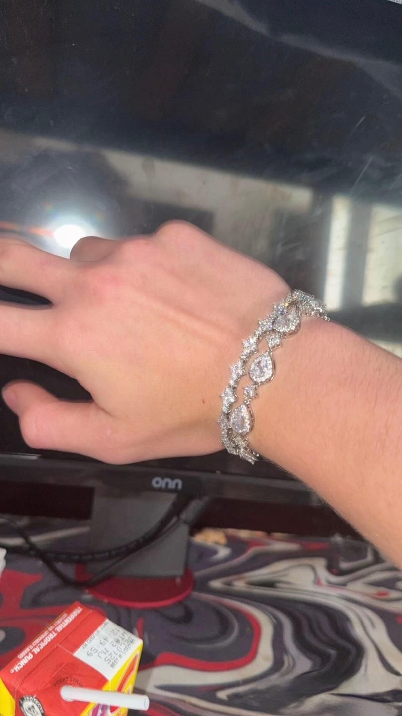 Customer photo review of Honeycomb Bracelets