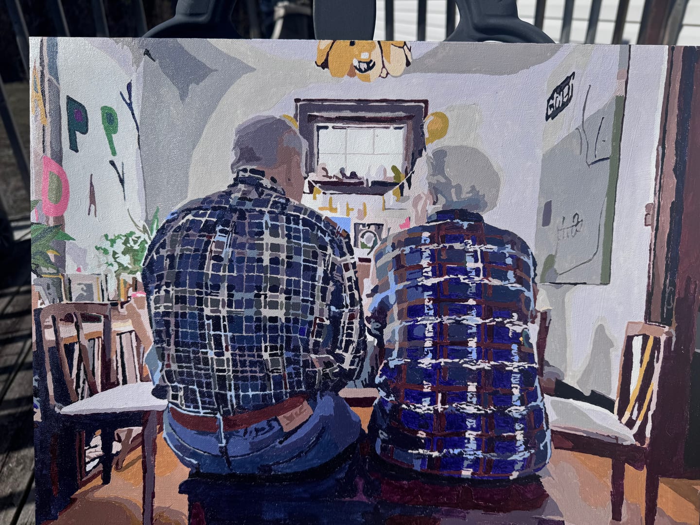 Customer photo review of Custom Paint By Numbers Kit