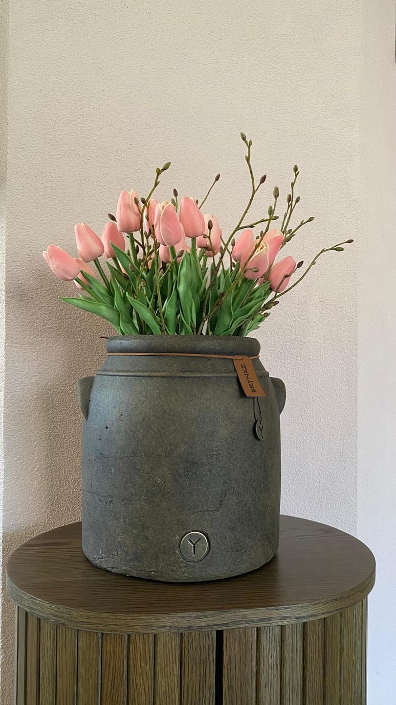 Customer photo review of Tulpen Boeket - Roze (25 stengels)