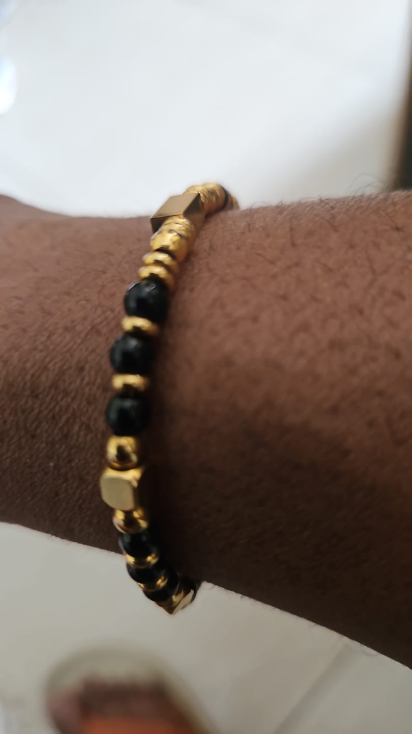Customer photo review of Black Onyx Bracelet