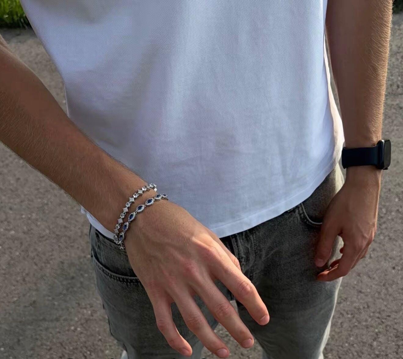 Customer photo review of Angel Eyes Bracelets