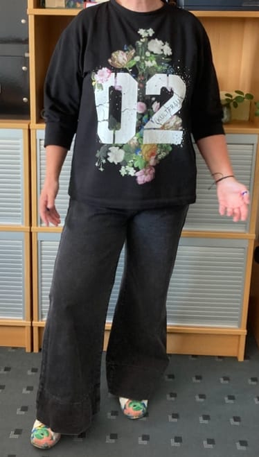 Customer photo review of NIESKA Sweater mit Floralem Print