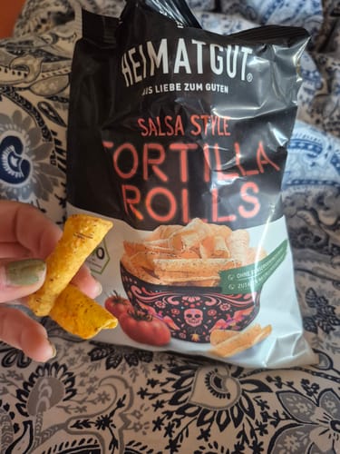 Customer photo review of Bio Tortilla Rolls Salsa Style