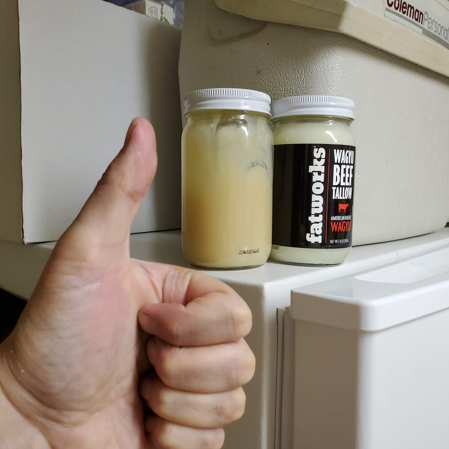 Customer photo review of Japanese Wagyu Tallow 14 OZ