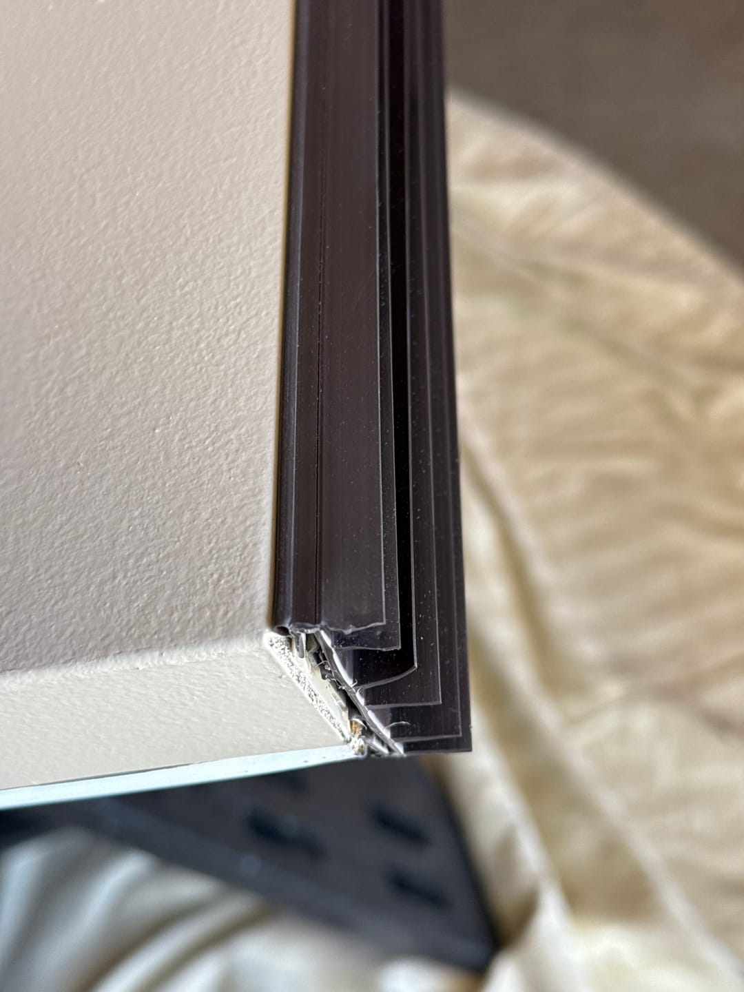 Customer photo review of 36" Taylor Slide-On Door Sweep