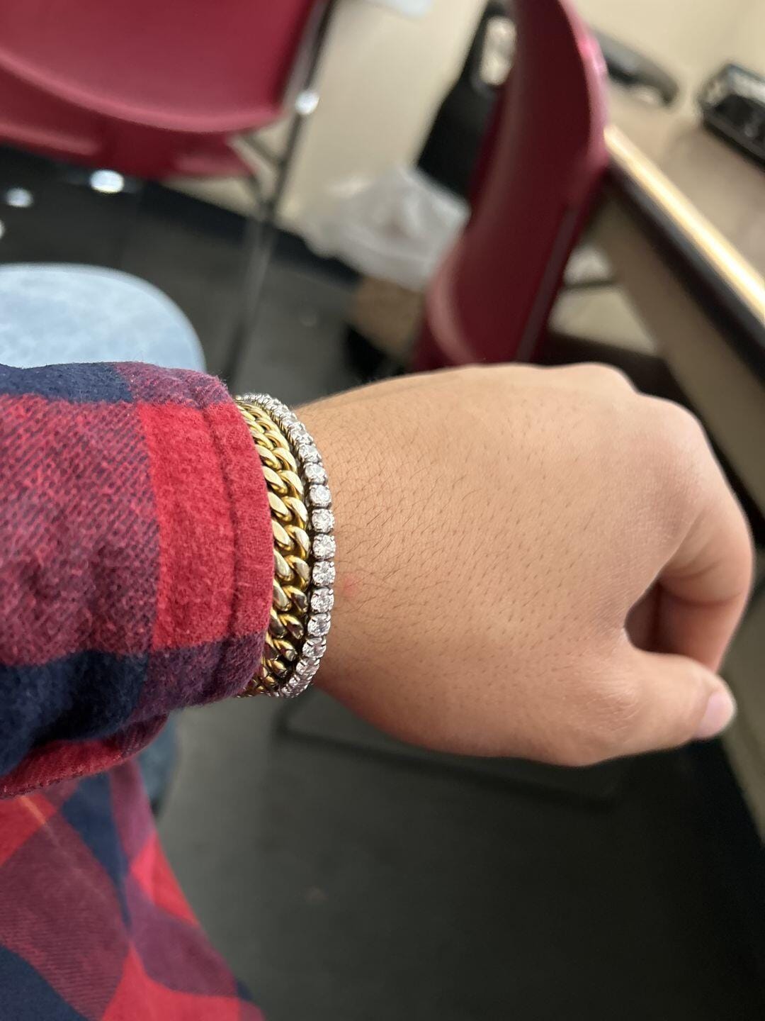 Customer photo review of Tennis Bracelets
