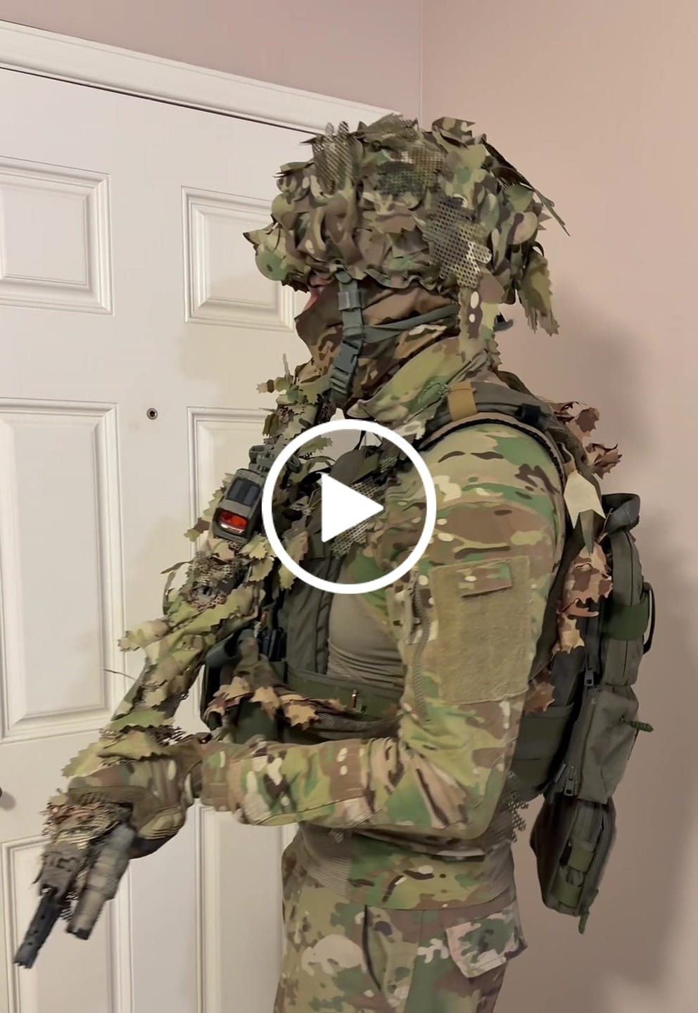 Customer video review of Predator Ghillie™ Helmet Cover