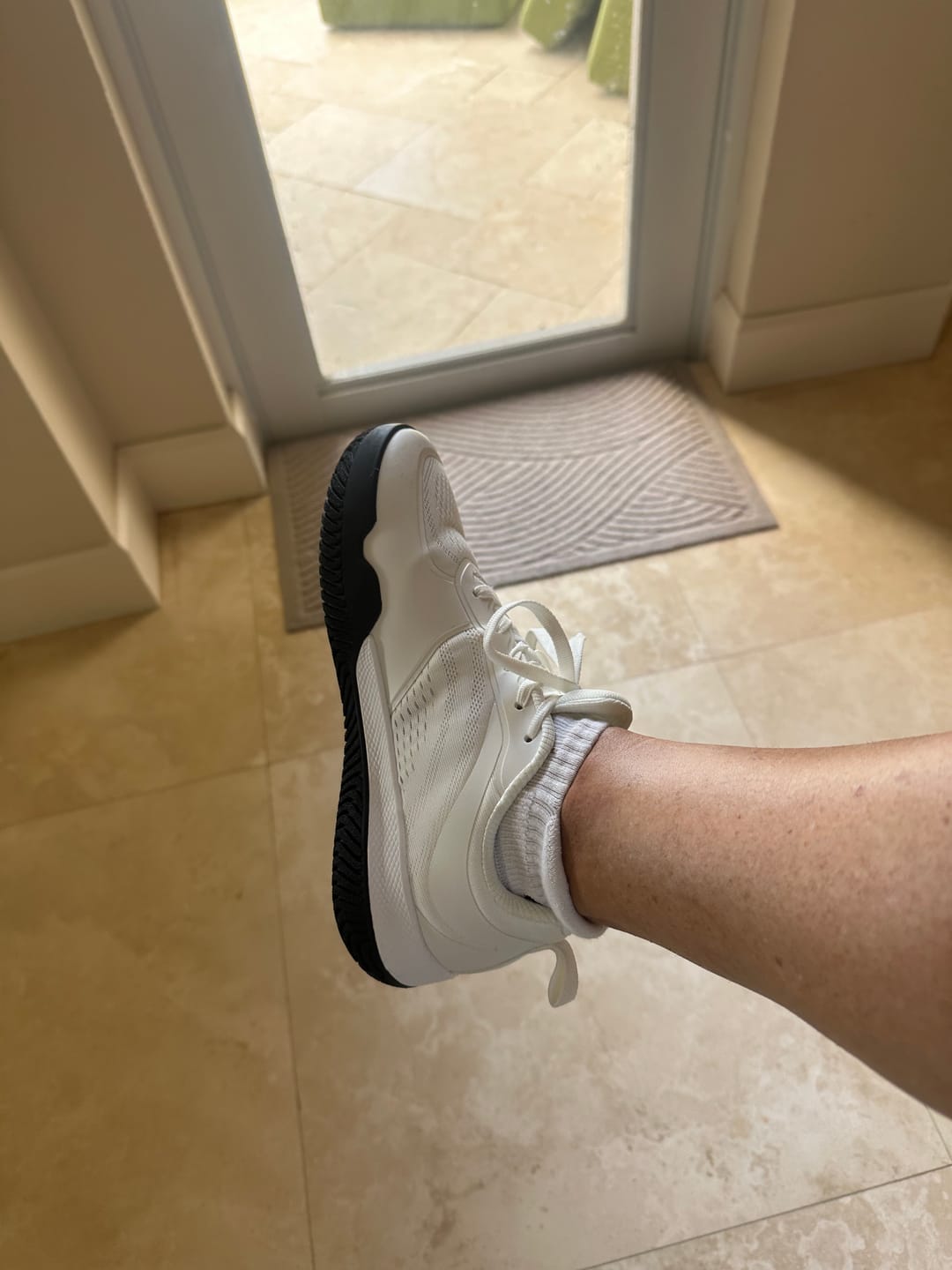 Customer photo review of CUURT Muuv - Wide Toe Box Court Shoes (Unisex)