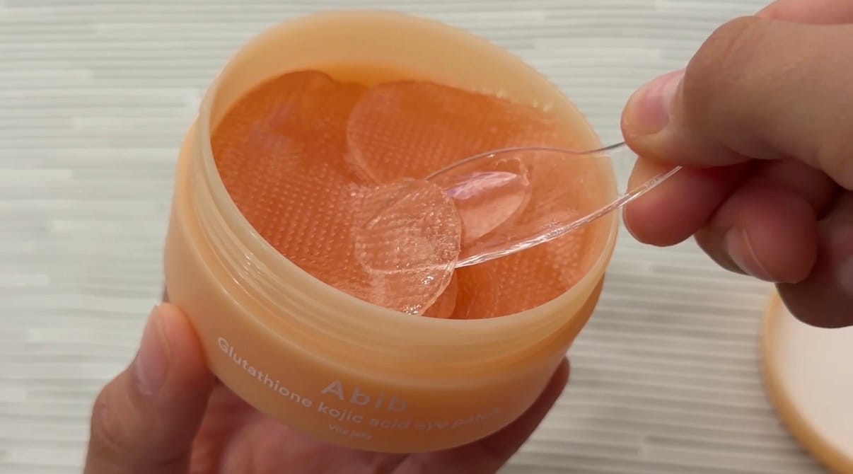 Customer photo review of Glutathione kojic acid eye patch Vita jelly