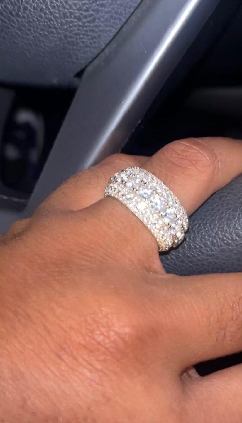 Customer photo review of Multi Crystal Rings