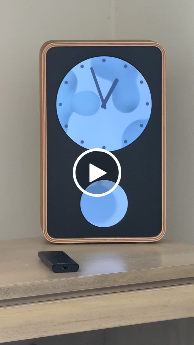 Customer video review of Klydoclock
