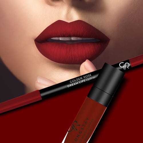 مراجعة بالصور من عميل لمنتج Golden Rose Scarlet Lip Kit – Matte Long-Lasting Professional Makeup Set